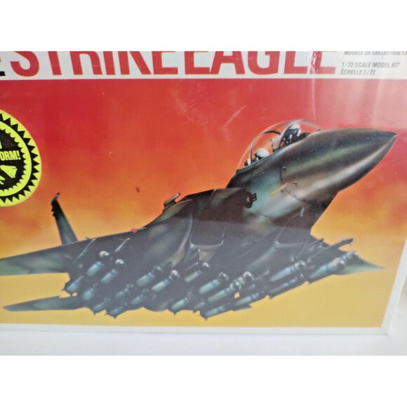 Vintage 1/72 Hobby Craft Airplane Model F-15E Strikeeagle Dessert Storm HC1372 - Picture 3 of 8